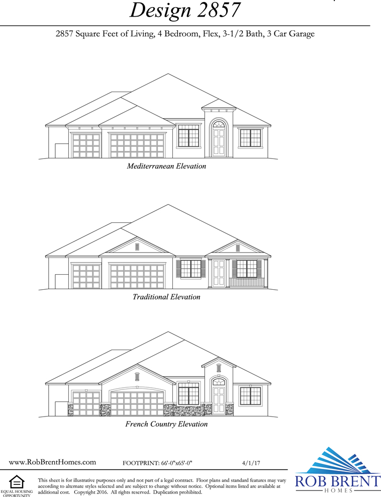 The Rosemere elevations